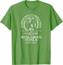 Hungarian Vizsla Guardian Angel Schutzengel Hund Hundespruch T-Shirt