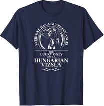 Hungarian Vizsla Guardian Angel Schutzengel Hund Hundespruch T-Shirt