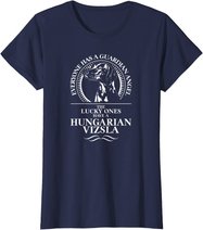 Hungarian Vizsla Guardian Angel Schutzengel Hund Hundespruch T-Shirt