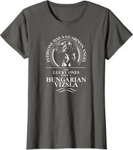 Hungarian Vizsla Guardian Angel Schutzengel Hund Hundespruch T-Shirt