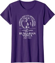 Hungarian Vizsla Guardian Angel Schutzengel Hund Hundespruch T-Shirt