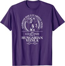 Hungarian Vizsla Guardian Angel Schutzengel Hund Hundespruch T-Shirt