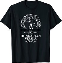 Hungarian Vizsla Guardian Angel Schutzengel Hund Hundespruch T-Shirt