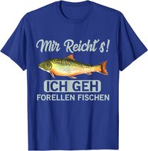 Forellen fischen geschenk für Angler der Bachforellen fängt T-Shirt