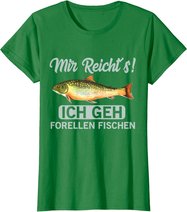 Forellen fischen geschenk für Angler der Bachforellen fängt T-Shirt