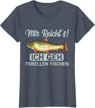 Forellen fischen geschenk für Angler der Bachforellen fängt T-Shirt