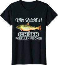 Forellen fischen geschenk für Angler der Bachforellen fängt T-Shirt
