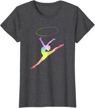 Rhythmische Sportgymnastik Sport Reifen Turnen Gymnastik RSG T-Shirt