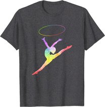 Rhythmische Sportgymnastik Sport Reifen Turnen Gymnastik RSG T-Shirt
