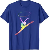 Rhythmische Sportgymnastik Sport Reifen Turnen Gymnastik RSG T-Shirt