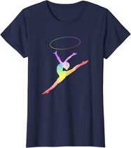 Rhythmische Sportgymnastik Sport Reifen Turnen Gymnastik RSG T-Shirt