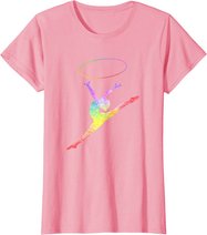 Rhythmische Sportgymnastik Sport Reifen Turnen Gymnastik RSG T-Shirt