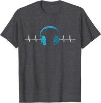 Musik Fan Heartbeat Festival Techno EDM DJ Beatmaker Gift T-Shirt