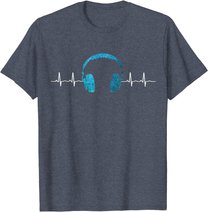 Musik Fan Heartbeat Festival Techno EDM DJ Beatmaker Gift T-Shirt