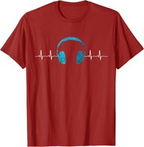 Musik Fan Heartbeat Festival Techno EDM DJ Beatmaker Gift T-Shirt