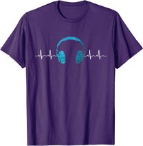 Musik Fan Heartbeat Festival Techno EDM DJ Beatmaker Gift T-Shirt