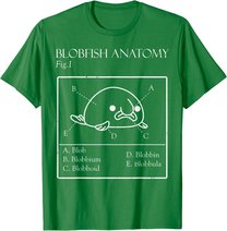 Blobby the Blobfish - Official (Blobatomy) T-Shirt