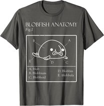Blobby the Blobfish - Official (Blobatomy) T-Shirt