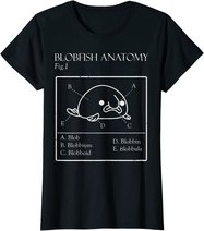Blobby the Blobfish - Official (Blobatomy) T-Shirt