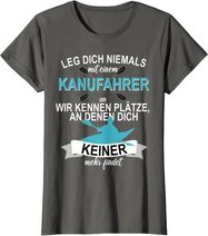 Kanu Kajak Paddeln Sport Hobby Freizeit Ruddern T-Shirt