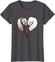 Frettchen Liebe Valentinstag Geschenk T-Shirt