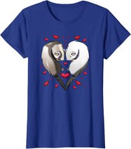 Frettchen Liebe Valentinstag Geschenk T-Shirt