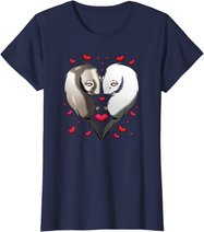Frettchen Liebe Valentinstag Geschenk T-Shirt