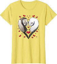 Frettchen Liebe Valentinstag Geschenk T-Shirt