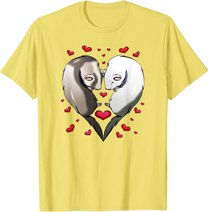 Frettchen Liebe Valentinstag Geschenk T-Shirt