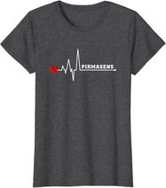 Pirmasens Herzschlag Heartbeat Stadt Liebe T-Shirt T-Shirt