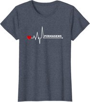Pirmasens Herzschlag Heartbeat Stadt Liebe T-Shirt T-Shirt