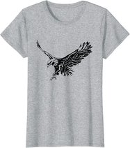 Adler Motiv Raubvogel Vögel Tiere Krallen Schnabel Design T-Shirt