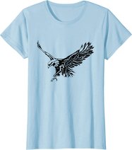 Adler Motiv Raubvogel Vögel Tiere Krallen Schnabel Design T-Shirt