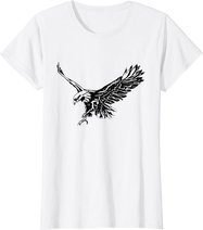 Adler Motiv Raubvogel Vögel Tiere Krallen Schnabel Design T-Shirt