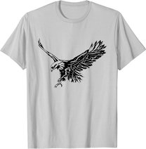 Adler Motiv Raubvogel Vögel Tiere Krallen Schnabel Design T-Shirt