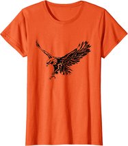 Adler Motiv Raubvogel Vögel Tiere Krallen Schnabel Design T-Shirt