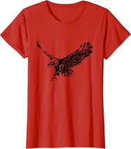 Adler Motiv Raubvogel Vögel Tiere Krallen Schnabel Design T-Shirt