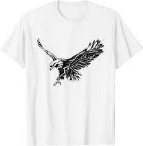 Adler Motiv Raubvogel Vögel Tiere Krallen Schnabel Design T-Shirt