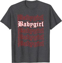 Babygirl Aesthetics Goth Style Kostume Streetwear E-Girl T-Shirt