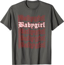 Babygirl Aesthetics Goth Style Kostume Streetwear E-Girl T-Shirt
