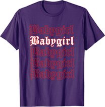 Babygirl Aesthetics Goth Style Kostume Streetwear E-Girl T-Shirt