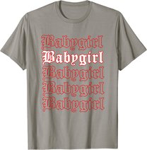 Babygirl Aesthetics Goth Style Kostume Streetwear E-Girl T-Shirt