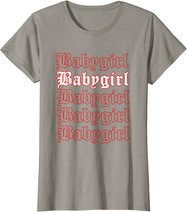 Babygirl Aesthetics Goth Style Kostume Streetwear E-Girl T-Shirt