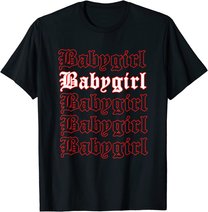 Babygirl Aesthetics Goth Style Kostume Streetwear E-Girl T-Shirt