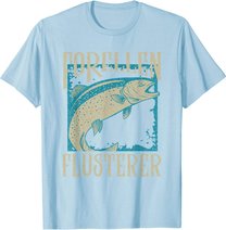 Herren Forellen Flüsterer Angler Fischer Angeln Fischen Angel Fisch T-Shirt