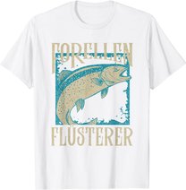 Herren Forellen Flüsterer Angler Fischer Angeln Fischen Angel Fisch T-Shirt