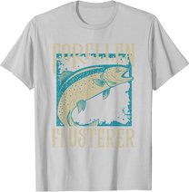 Herren Forellen Flüsterer Angler Fischer Angeln Fischen Angel Fisch T-Shirt