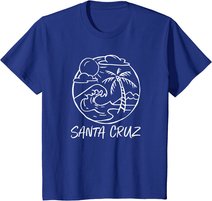 Santa Cruz California Surfing Surfer vintage retro T-Shirt
