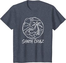 Santa Cruz California Surfing Surfer vintage retro T-Shirt