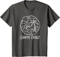 Santa Cruz California Surfing Surfer vintage retro T-Shirt